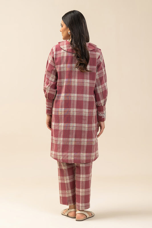 2 PIECE BASIC YARN DYED SUIT (PRET)