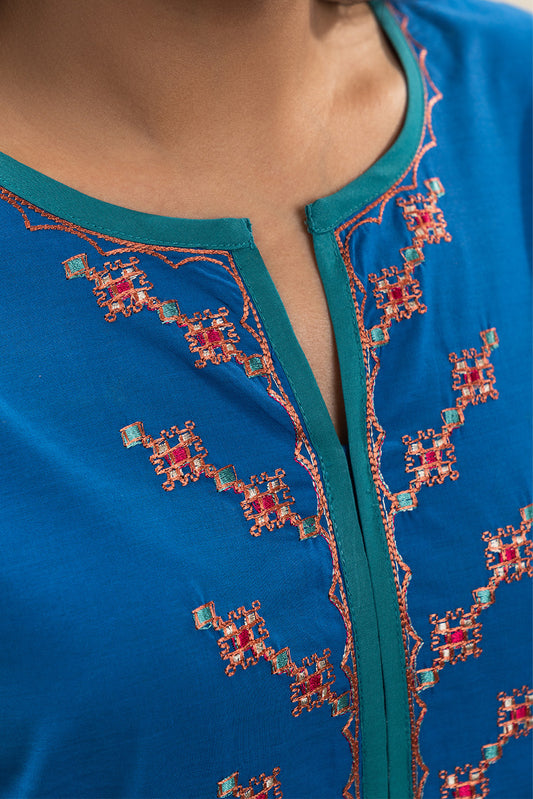 2 PIECE EMBROIDERED LAWN SUIT (PRET)