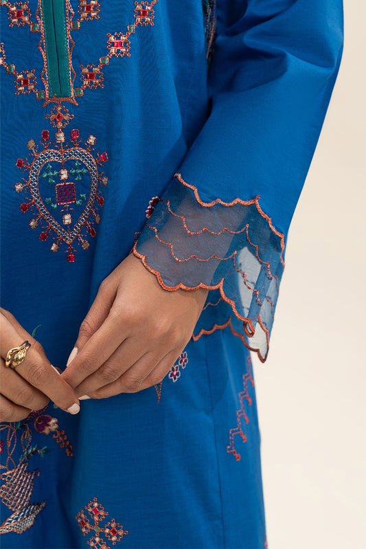 2 PIECE EMBROIDERED LAWN SUIT (PRET)