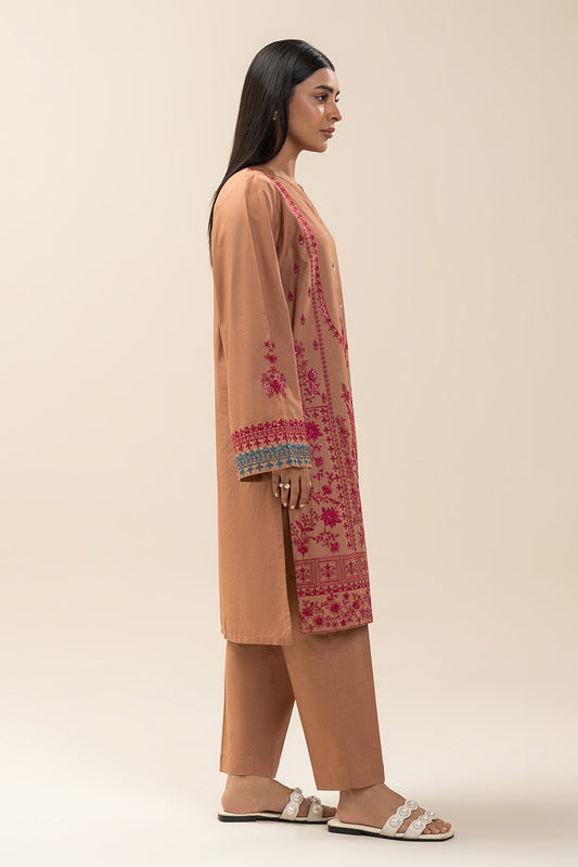 2 PIECE EMBROIDERED LAWN SUIT (PRET)