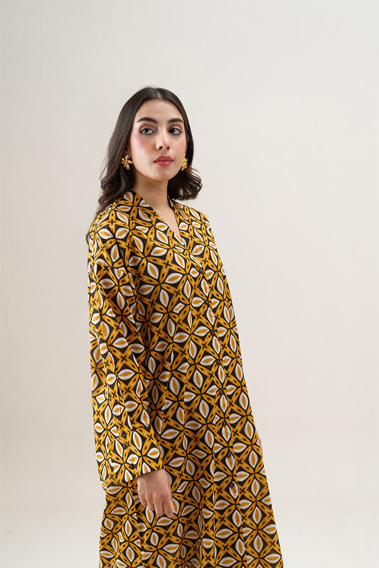 2 PIECE PRINTED LAWN SUIT (PRET)