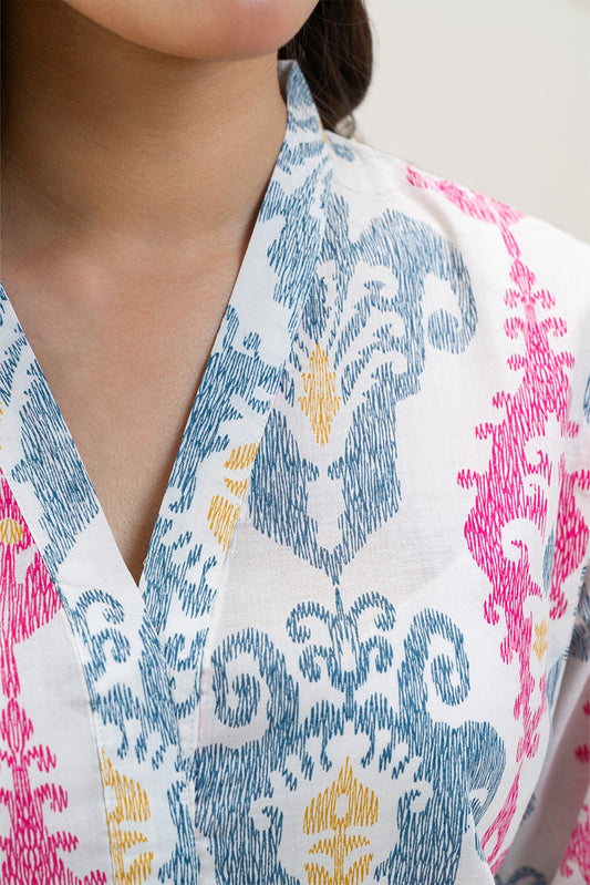 PRINTED LAWN SHIRT (PRET)