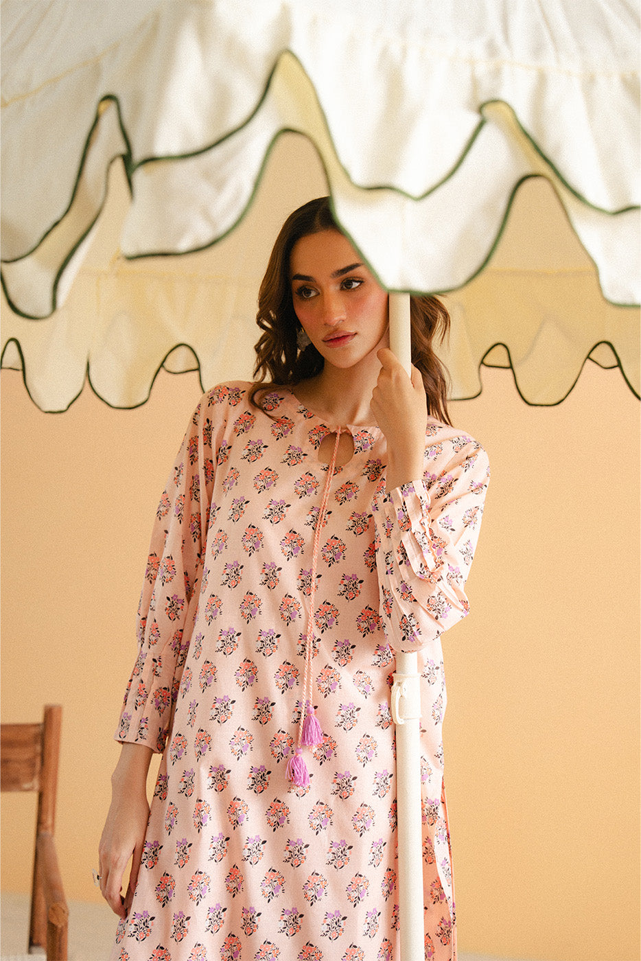 2 PIECE PRINTED LAWN SUIT (PRET)