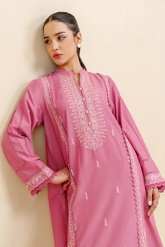 2 PIECE EMBROIDERED LAWN SUIT-ROSALINE PEARL (UNSTITCHED)