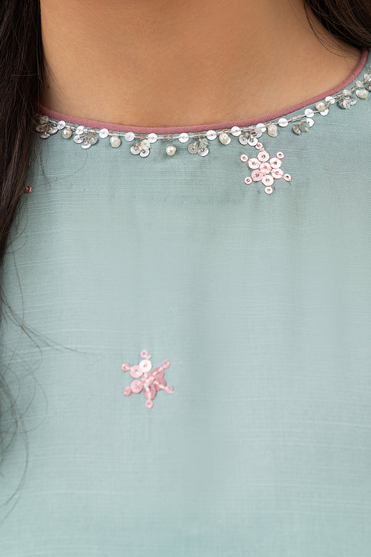 3 PIECE EMBROIDERED RAW SILK SUIT (LUXURY PRET)