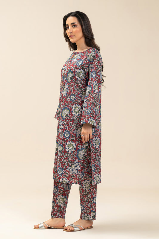 2 PIECE PRINTED LAWN SUIT (PRET)