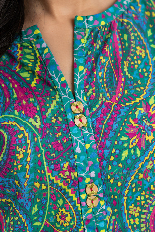 PRINTED LAWN SHIRT (PRET)
