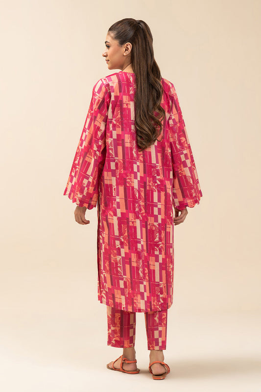 2 PIECE PRINTED LAWN SUIT (PRET)