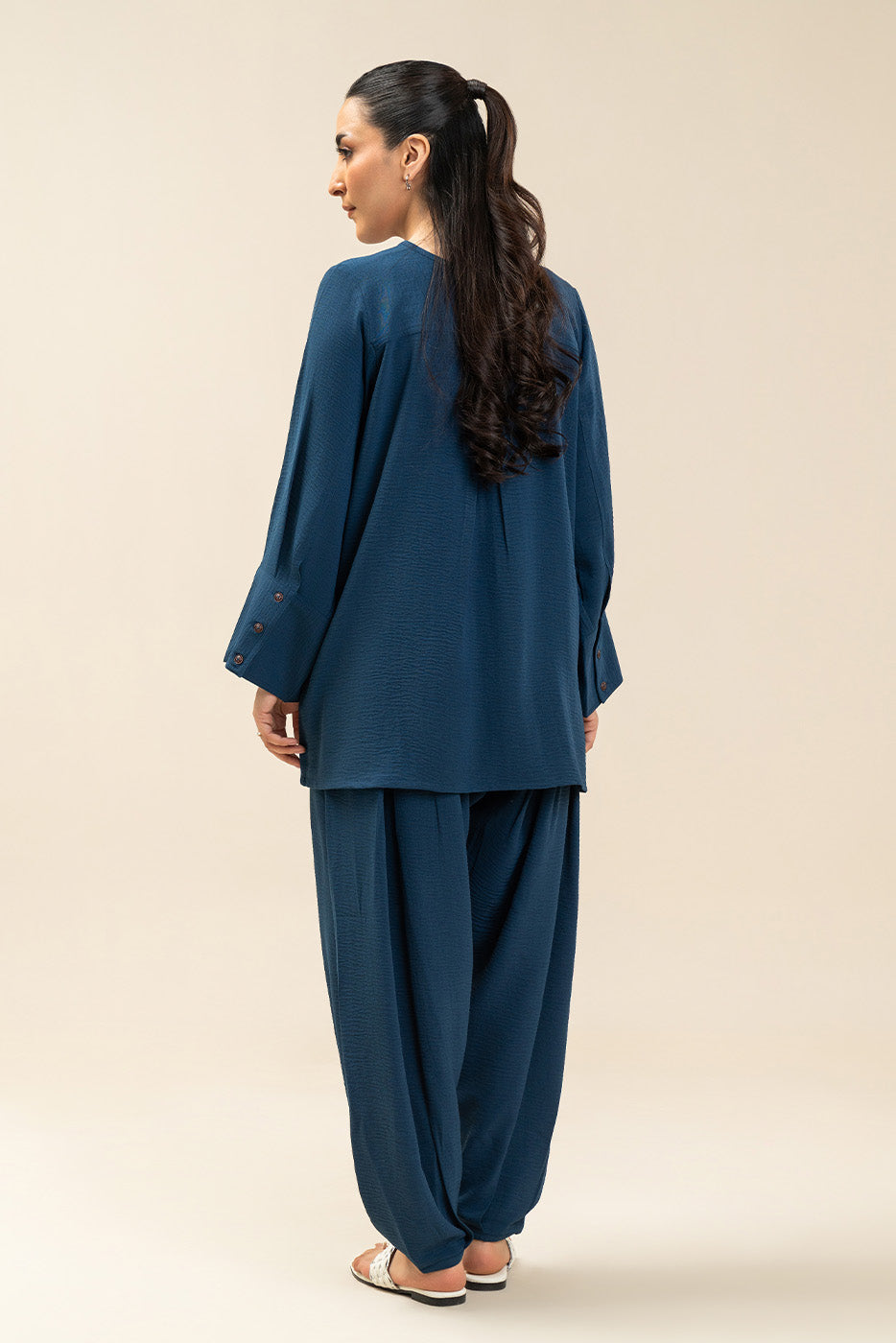 BASIC YARN DYED CO-ORD SET (FLOW)