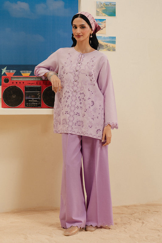 2 PIECE EMBROIDERED SUIT (FLOW)