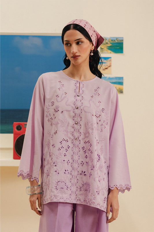 2 PIECE EMBROIDERED SUIT (FLOW)