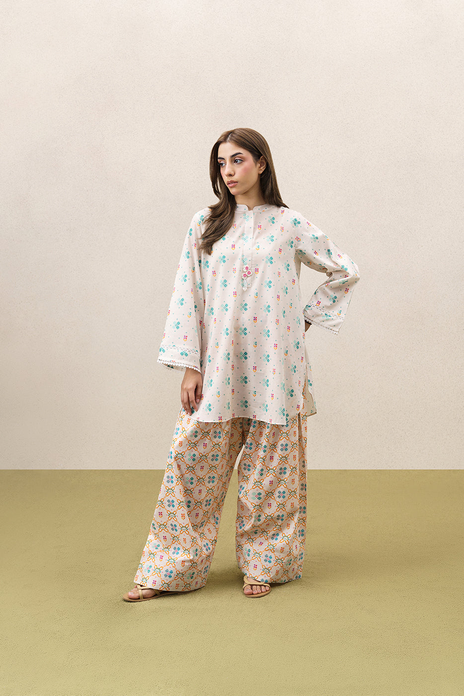 PRINTED LAWN SHIRT (PRET)