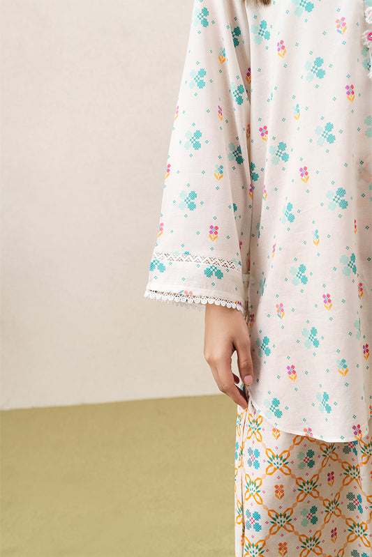 PRINTED LAWN SHIRT (PRET)