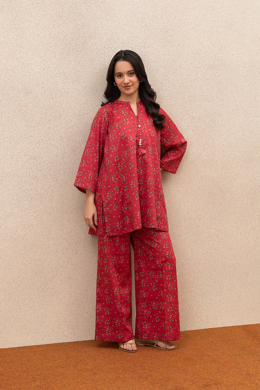 2 PIECE PRINTED LAWN SUIT (PRET)