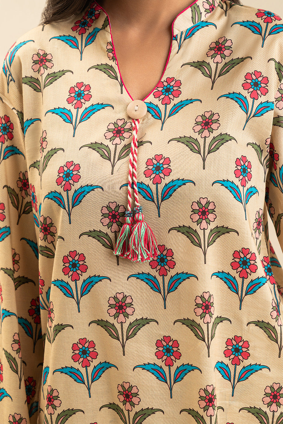 2 PIECE PRINTED LAWN SUIT (PRET)