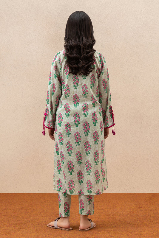 2 PIECE PRINTED LAWN SUIT (PRET)