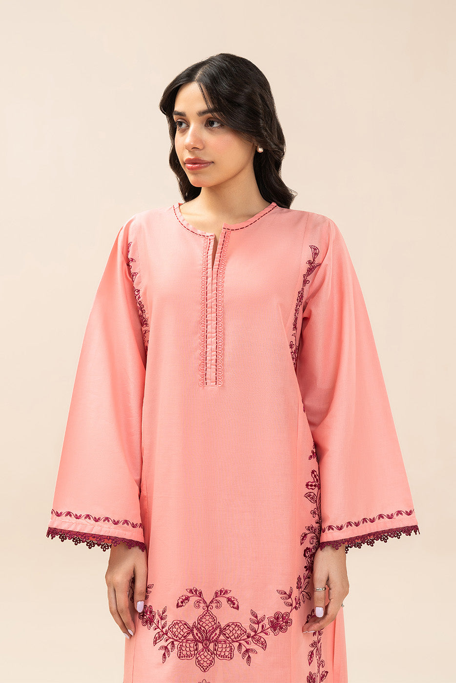 2 PIECE EMBROIDERED LAWN SUIT (PRET)