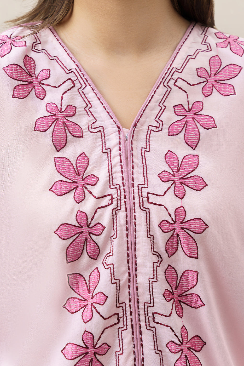 2 PIECE EMBROIDERED LAWN SUIT (PRET)