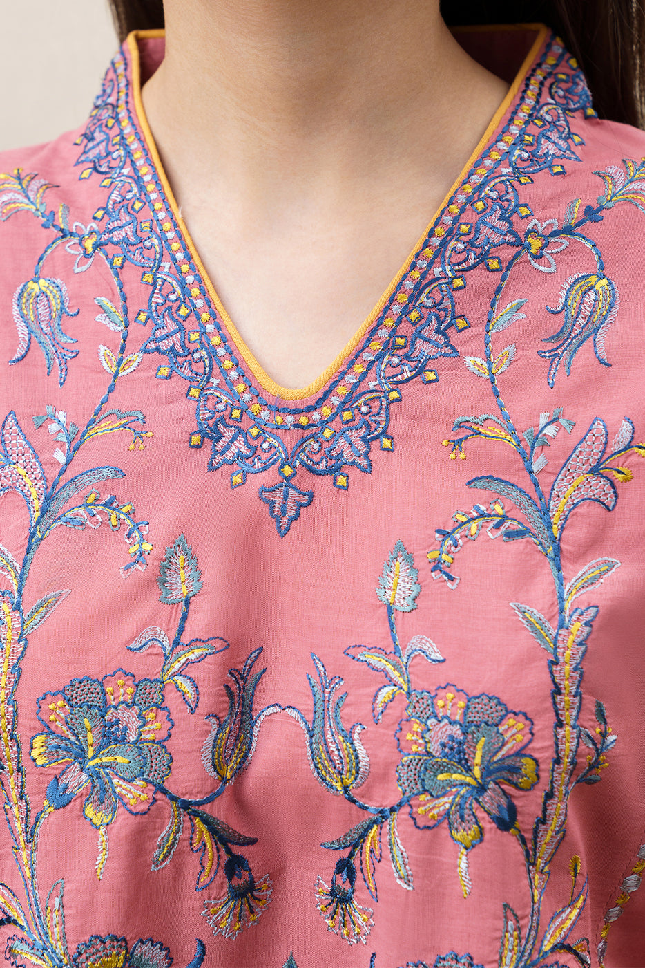 2 PIECE EMBROIDERED LAWN SUIT (PRET)