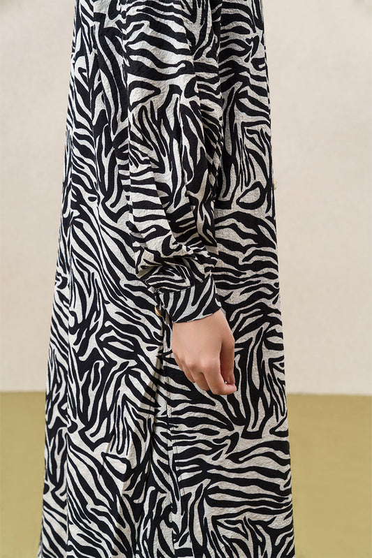 2 PIECE PRINTED TEXTURED JACQUARD SUIT (PRET)