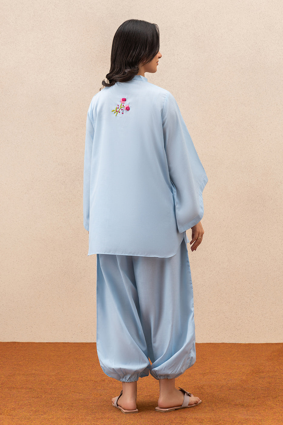 2 PIECE SOLID YARN DYED SUIT (PRET)