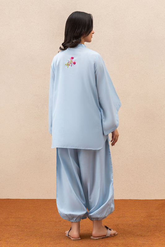 2 PIECE SOLID YARN DYED SUIT (PRET)