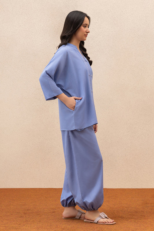 2 PIECE SOLID YARN DYED SUIT (PRET)