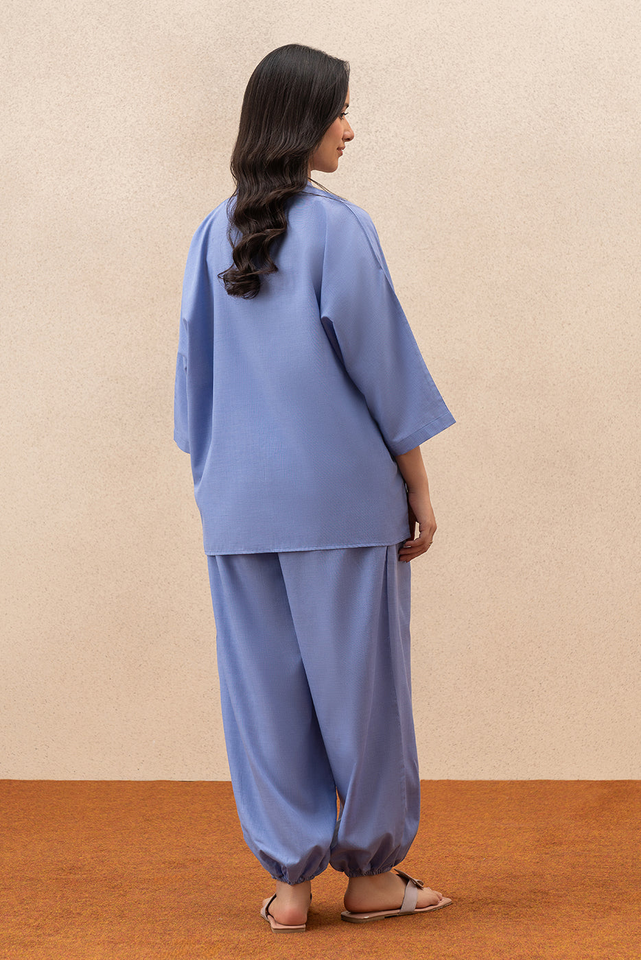 2 PIECE SOLID YARN DYED SUIT (PRET)