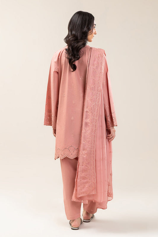 3 PIECE EMBROIDERED LAWN SUIT (LUXURY PRET)