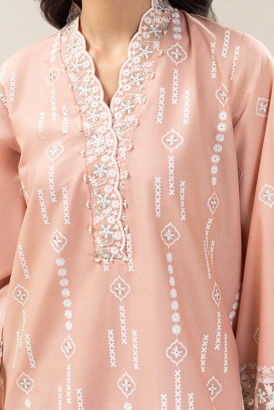 3 PIECE EMBROIDERED LAWN SUIT (LUXURY PRET)
