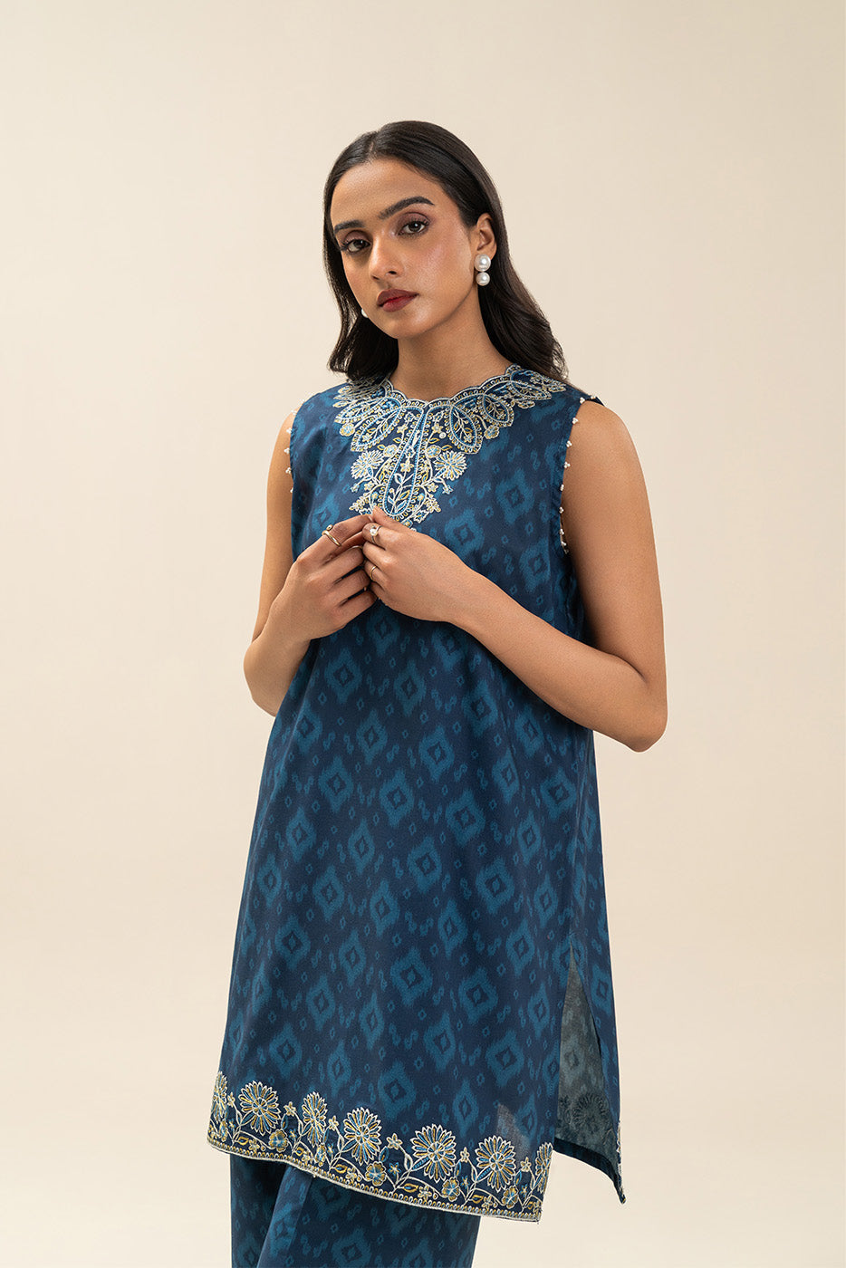 2 PIECE EMBROIDERED LAWN SUIT-SPRING ESCAPE (UNSTITCHED)