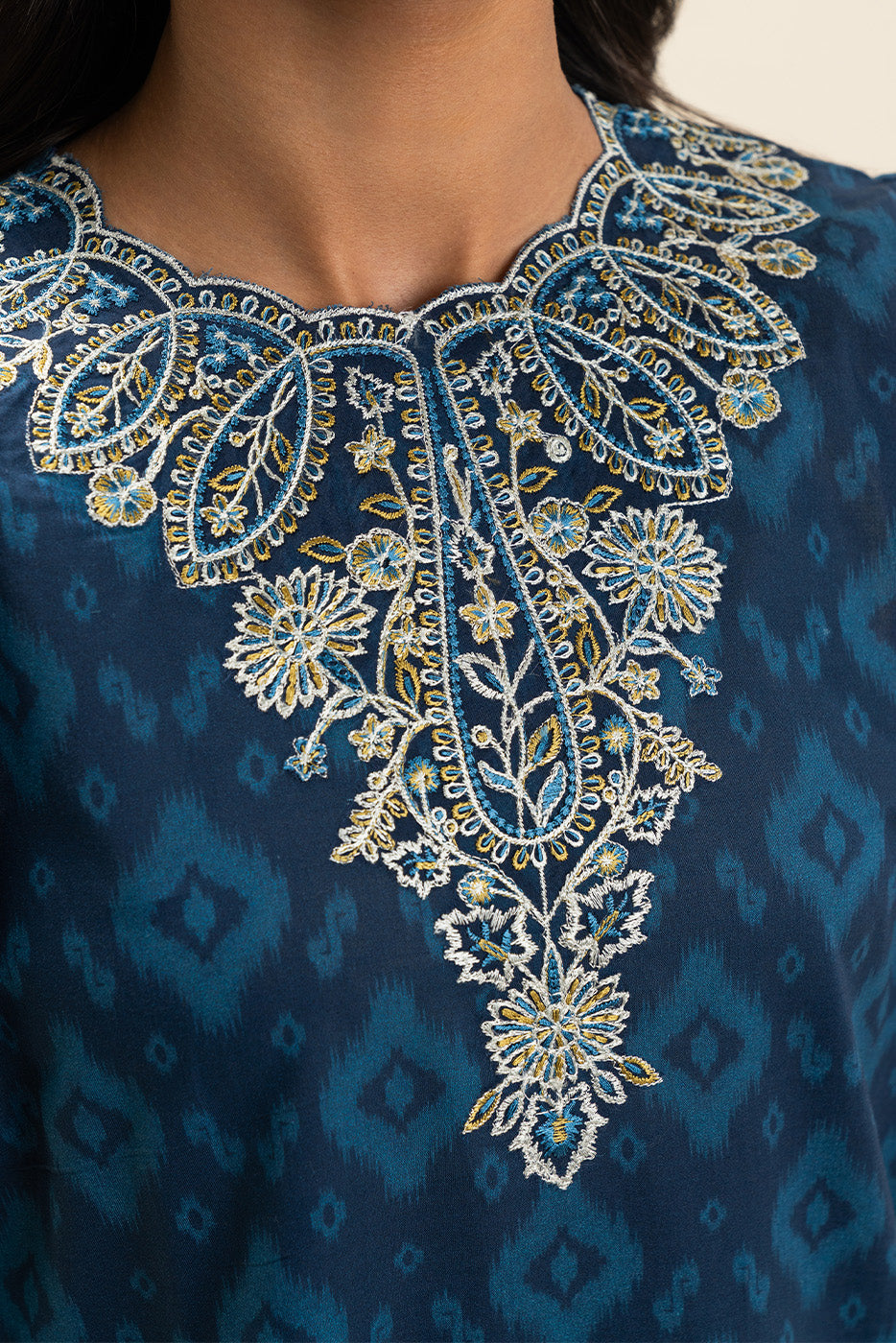 2 PIECE EMBROIDERED LAWN SUIT-SPRING ESCAPE (UNSTITCHED)