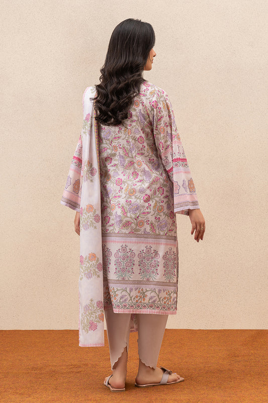 3 PIECE PRINTED LAWN SUIT (PRET)