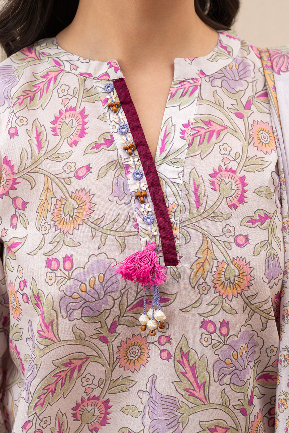 3 PIECE PRINTED LAWN SUIT (PRET)