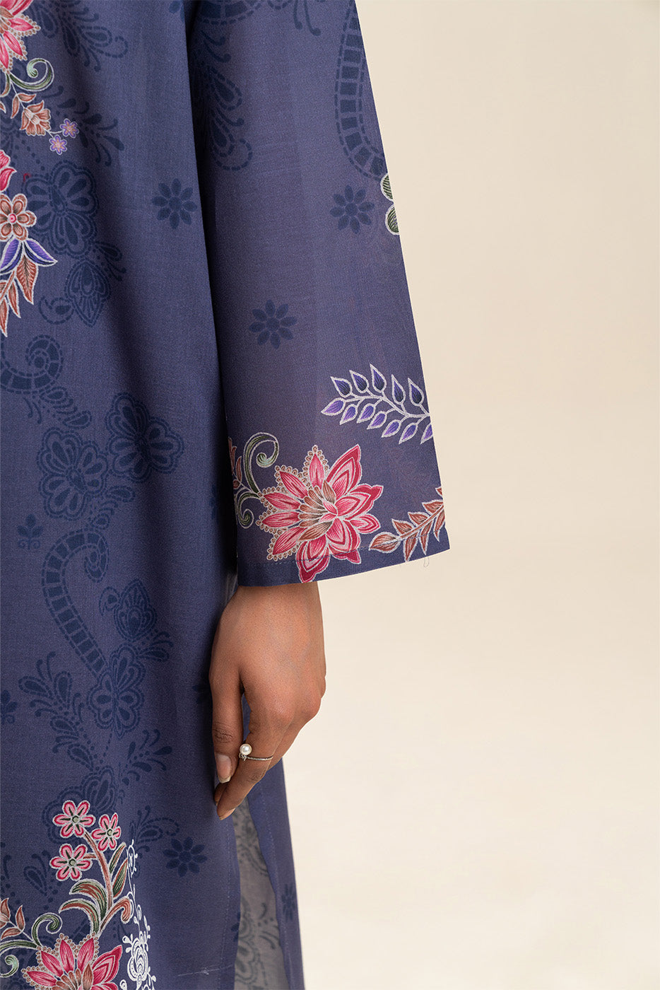 3 PIECE PRINTED LAWN SUIT-BERYL HERB (UNSTITCHED)