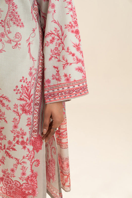 3 PIECE PRINTED LAWN SUIT-CRIMSON SUN (UNSTITCHED)