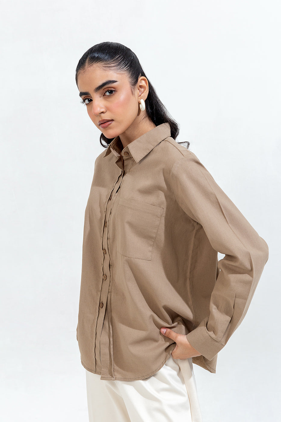 BUTTON-THROUGH SHIRT