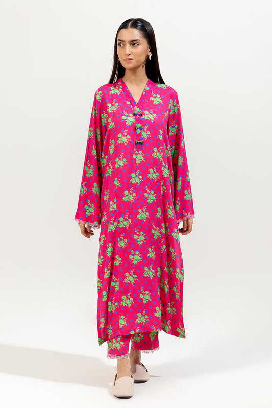 2 PIECE PRINTED VISCOSE SUIT (PRET)