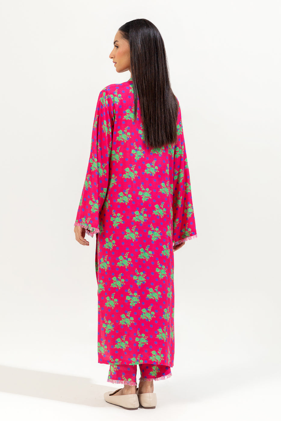 2 PIECE PRINTED VISCOSE SUIT (PRET)