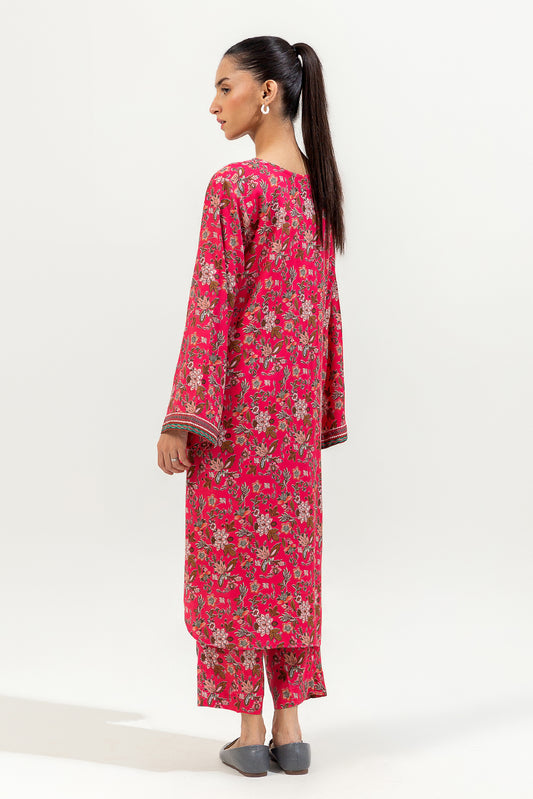 2 PIECE PRINTED VISCOSE SUIT (PRET)