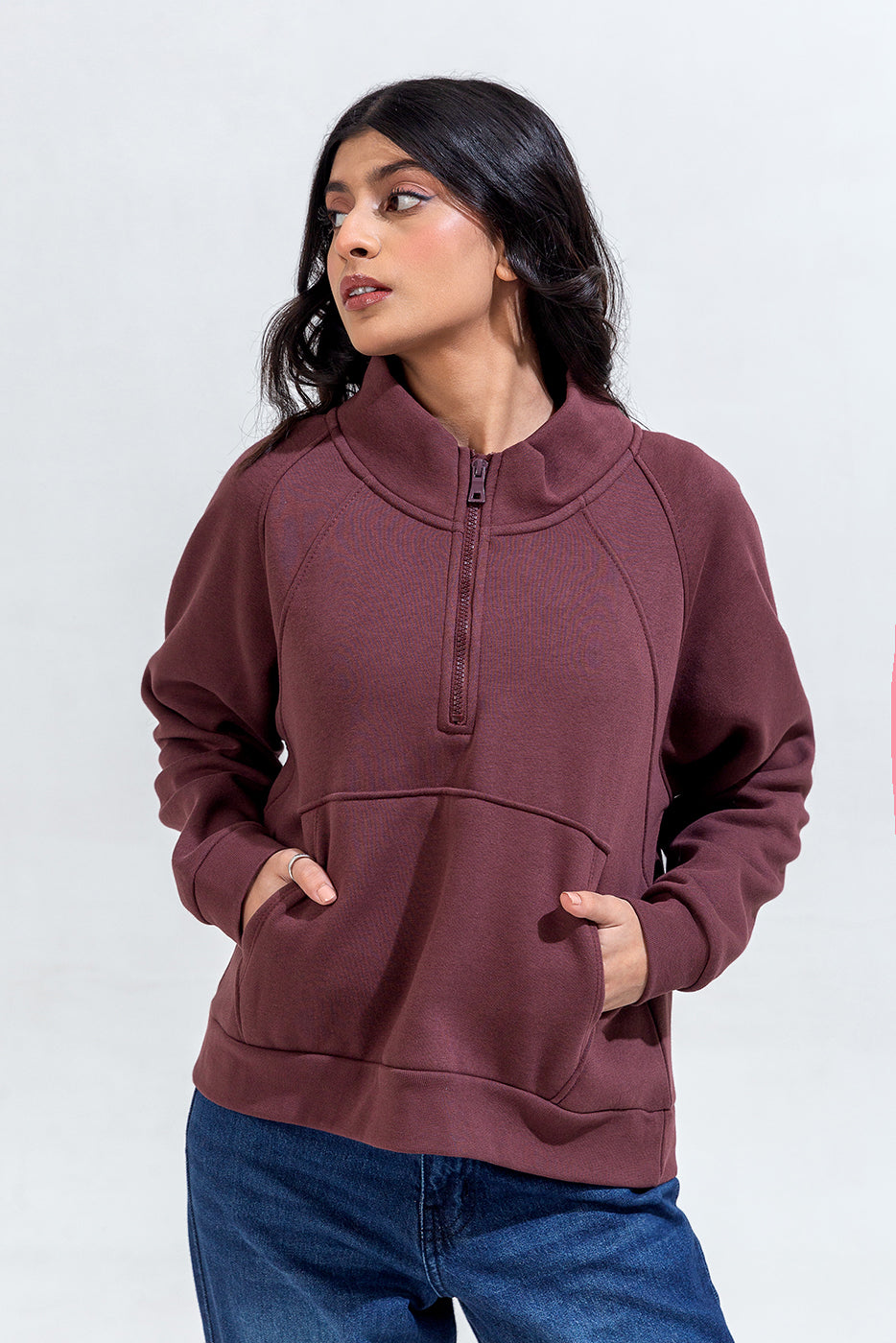 ZIPPER SWEATSHIRT