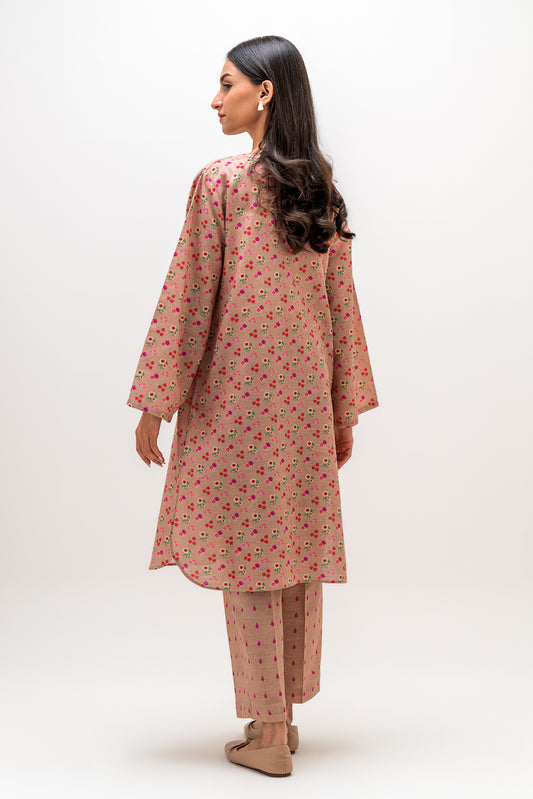 2 PIECE PRINTED KHADDAR SUIT (PRET)