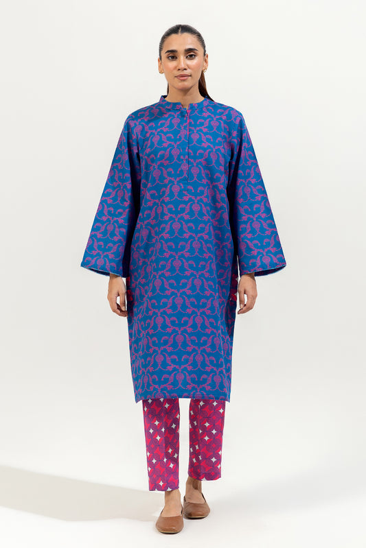 2 PIECE PRINTED KHADDAR SUIT (PRET)