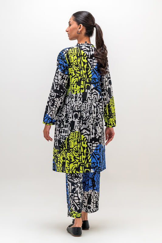 2 PIECE PRINTED KHADDAR SUIT (PRET)