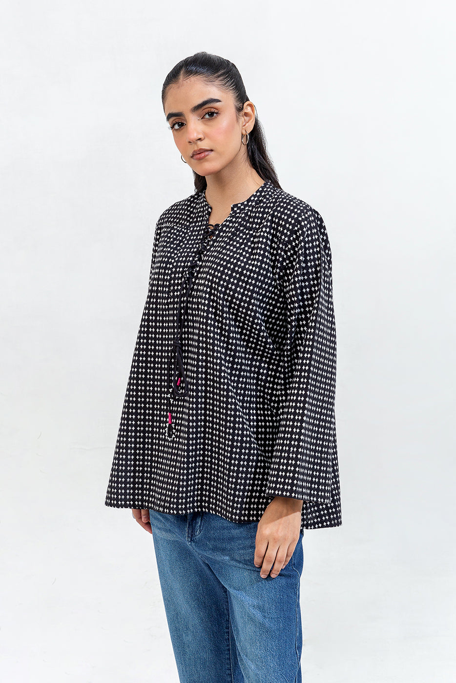 BASIC JACQUARD TOP (PRET)