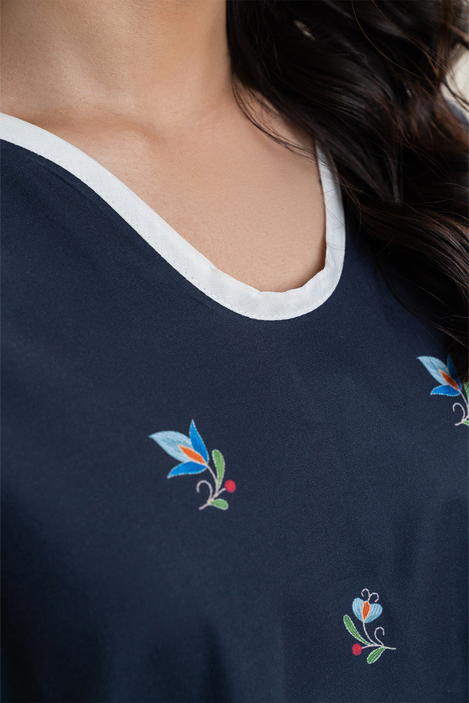 2 PIECE PRINTED COTTON VISCOSE SUIT (PRET)