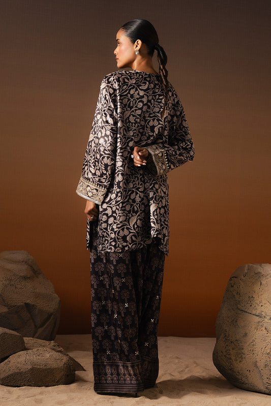 2 PIECE EMBROIDERED SILK SUIT (LUXURY PRET)