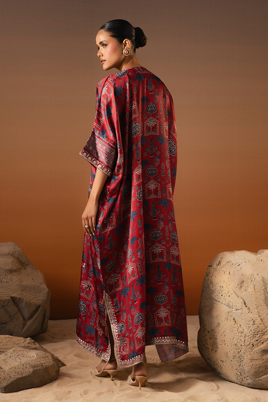 EMBROIDERED SHAMOZE SILK SHIRT (LUXURY-PRET)