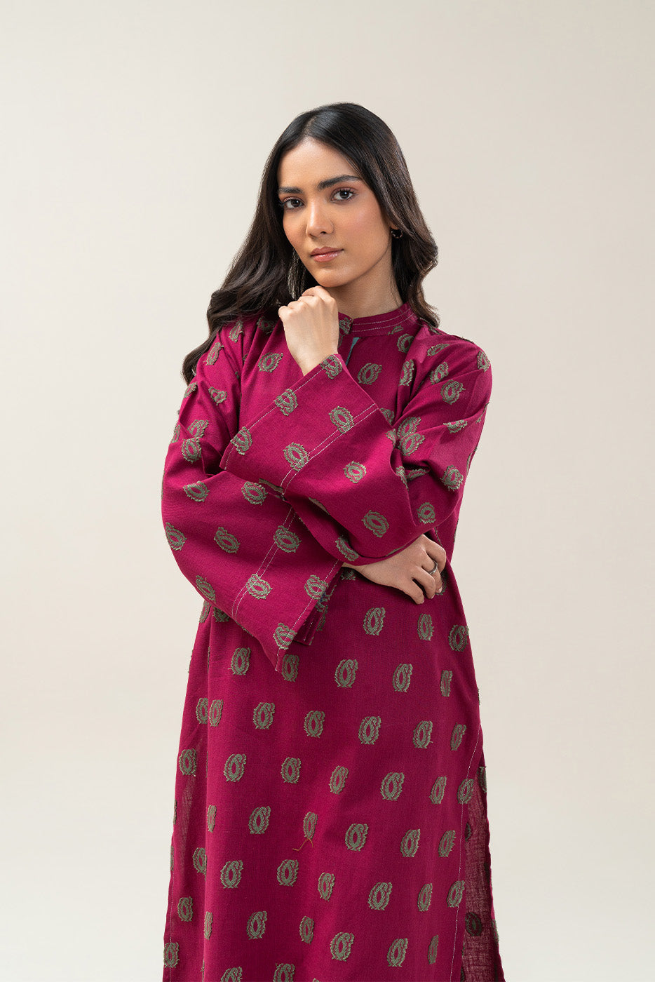 BASIC JACQUARD SHIRT (PRET)