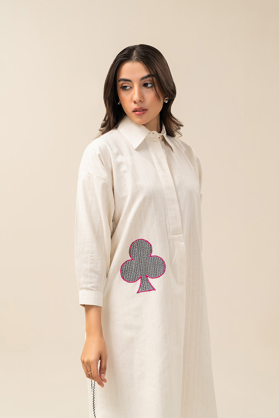 2 PIECE BASIC DOBBY SUIT (PRET)